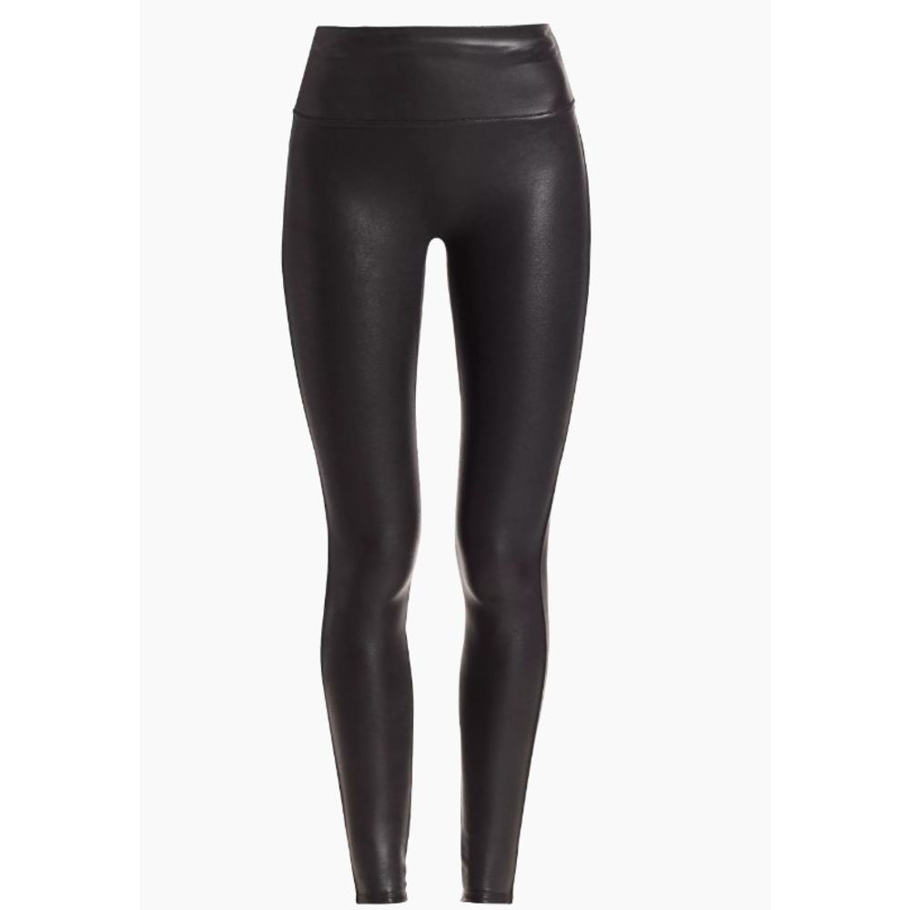 Spanx Faux leather black leggings S
